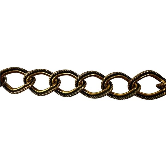 Henkel & Grosse for Dior Rootbeer Art Glass Necklace Vintage Dog Tooth Setting - Picture 7 of 12